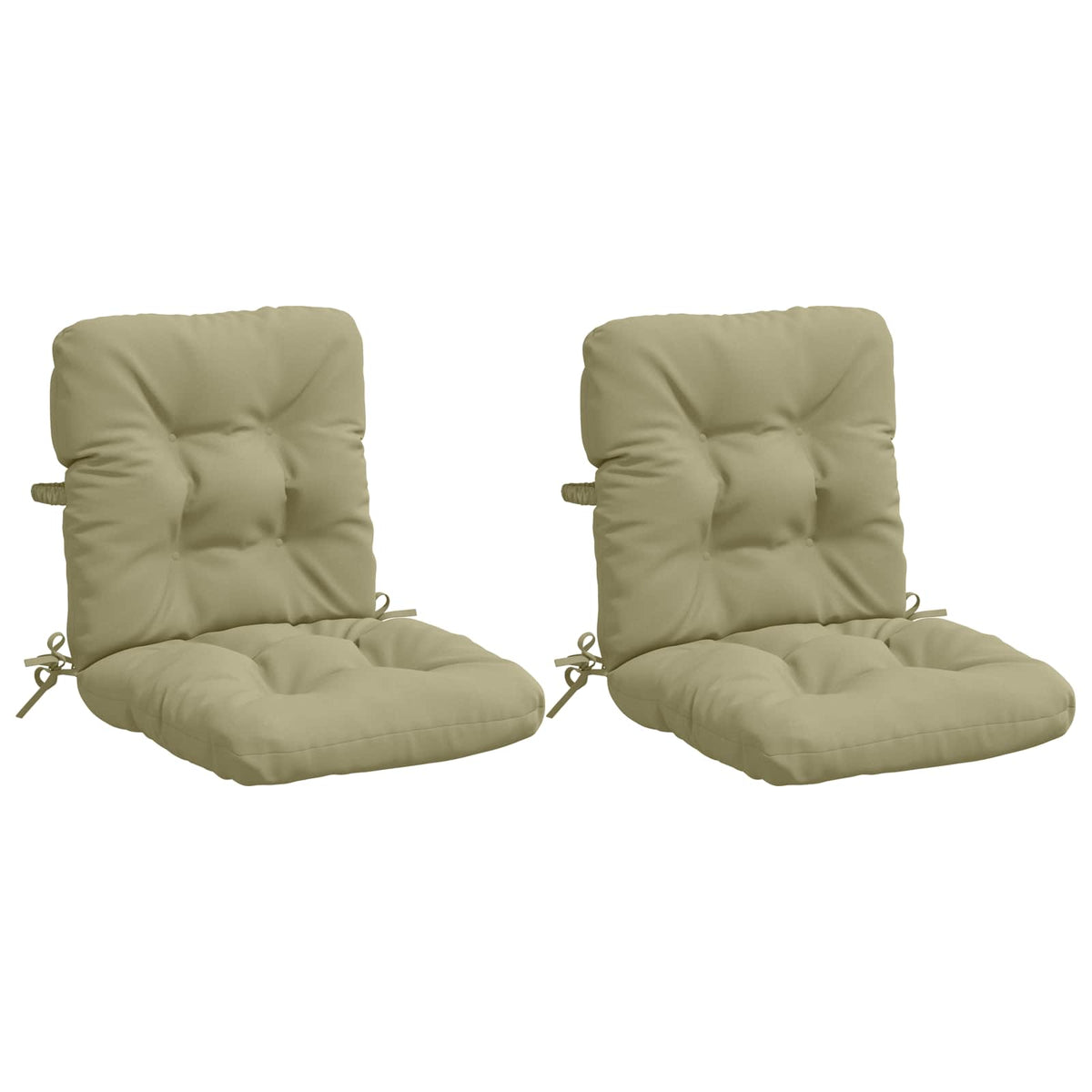 2-delige Hoogrug Kussen VIANEN 2 pcs 100% Polyester Lichtgroen