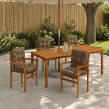 4-delige Hoogrug Kussen VIANEN 4 pcs 100% Polyester Taupe