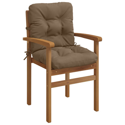 4-delige Hoogrug Kussen VIANEN 4 pcs 100% Polyester Taupe