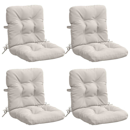 4-delige Hoogrug Kussen VIANEN 4 pcs 100% Polyester Wit