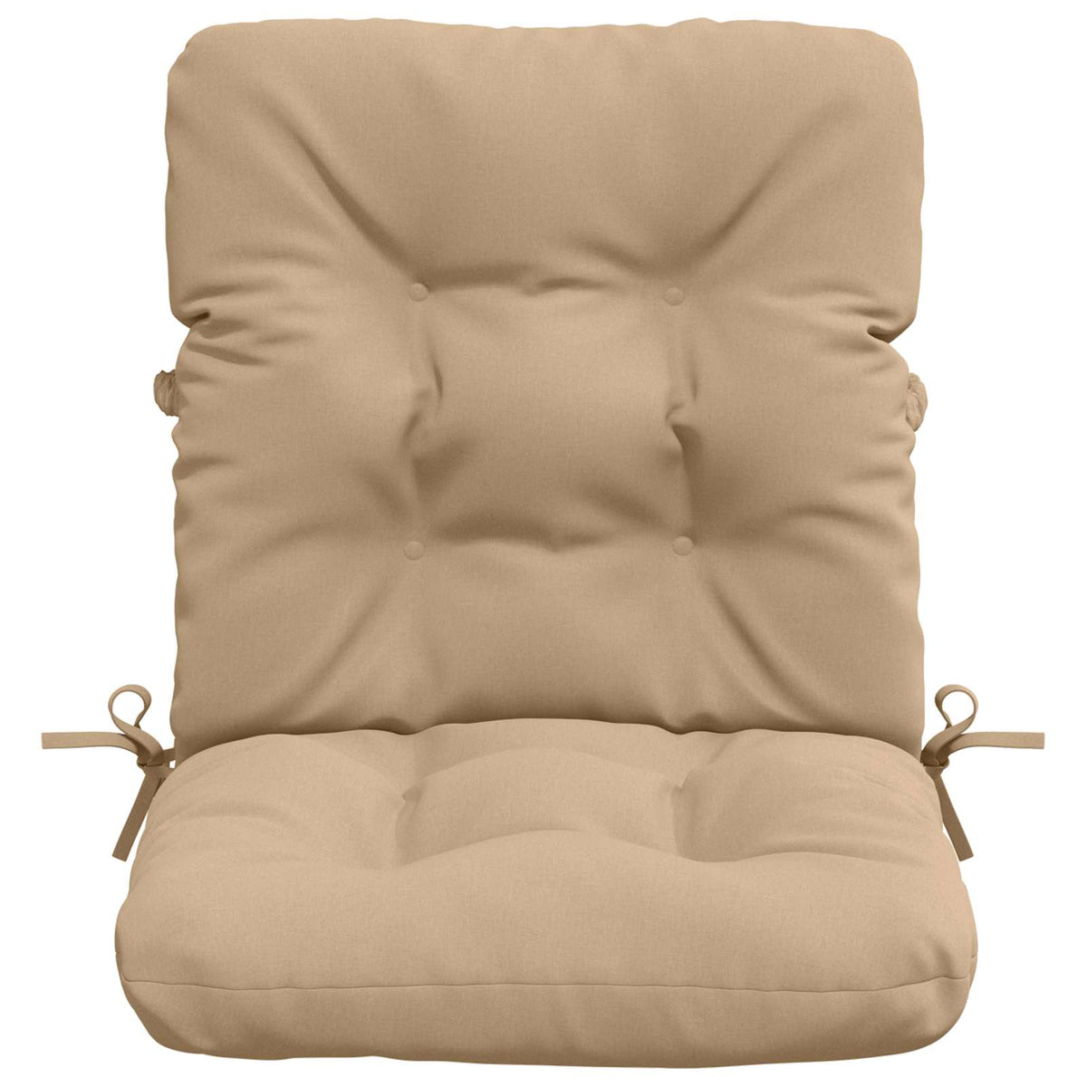 4-delige Hoogrug Kussen VIANEN 4 pcs 100% Polyester Zand