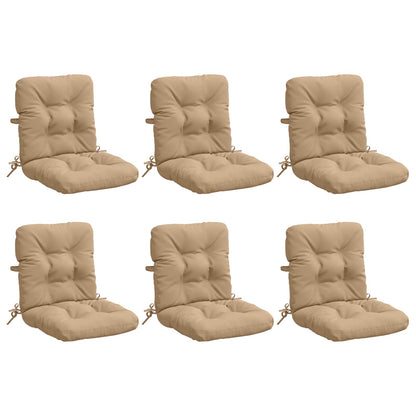 6-delige Hoogrug Kussen VIANEN 6 pcs 100% Polyester Zand