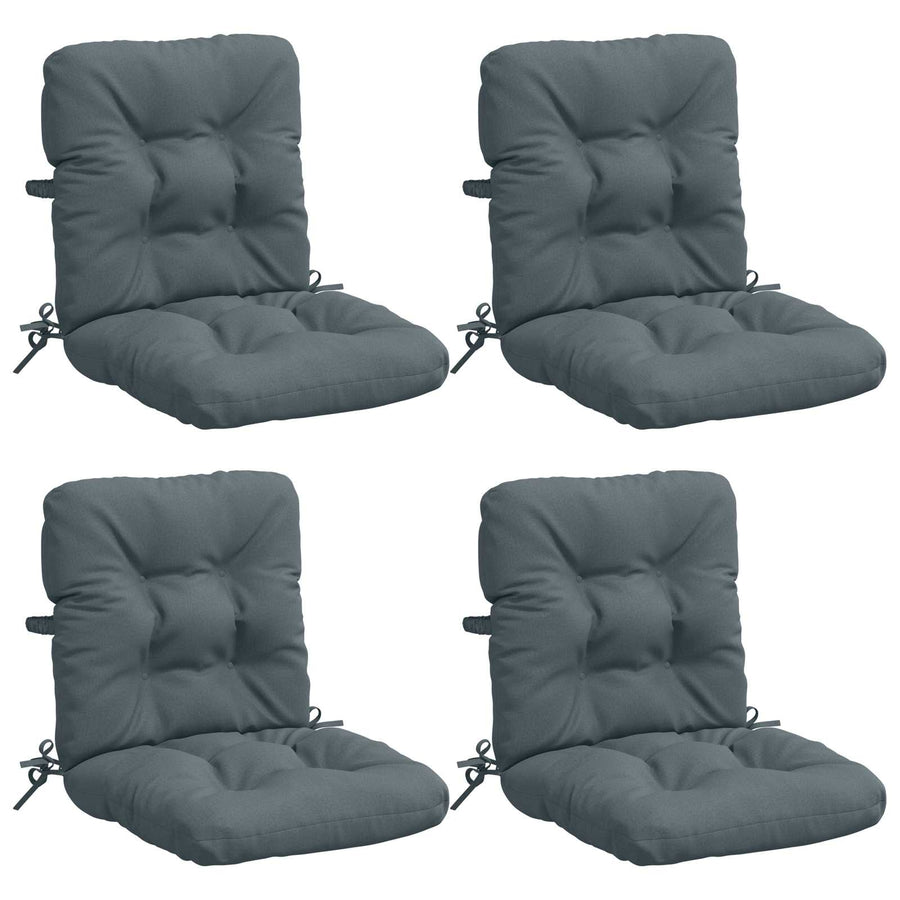 4-delige Hoogrug Kussen VIANEN 4 pcs 100% Polyester Blauw