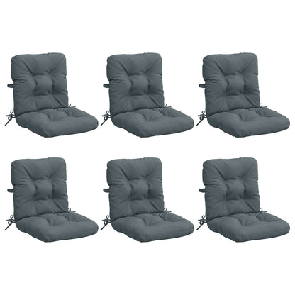 6-delige Hoogrug Kussen VIANEN 6 pcs 100% Polyester Blauw