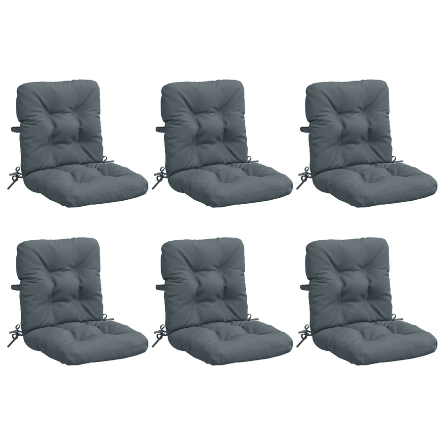 6-delige Hoogrug Kussen VIANEN 6 pcs 100% Polyester Blauw
