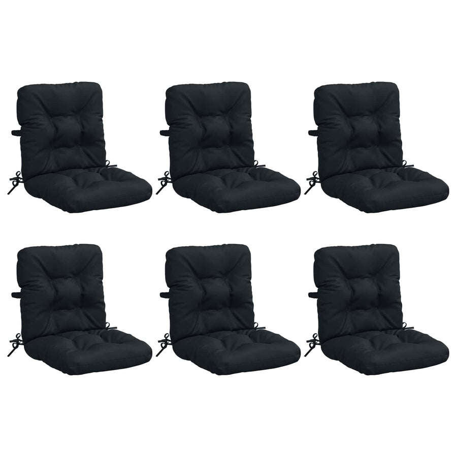 6-delige Hoogrug Kussen VIANEN 6 pcs 100% Polyester Donkerblauw
