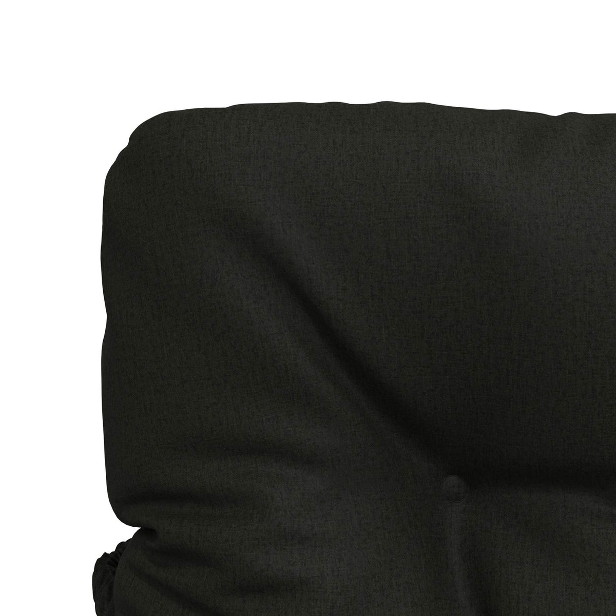2-delige Hoogrug Kussen VIANEN 2 pcs 100% Polyester Zwart
