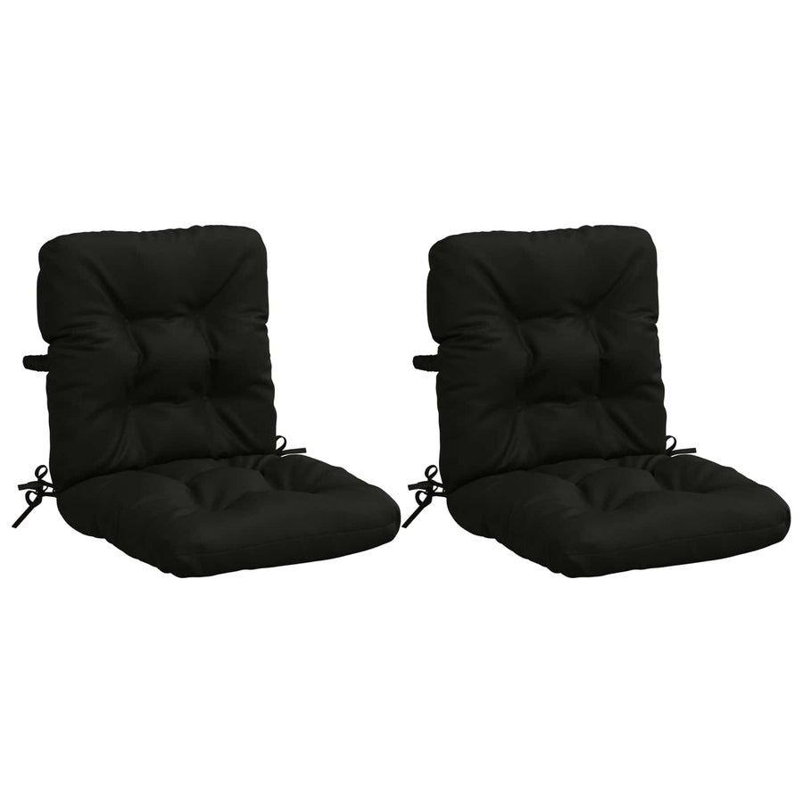 2-delige Hoogrug Kussen VIANEN 2 pcs 100% Polyester Zwart