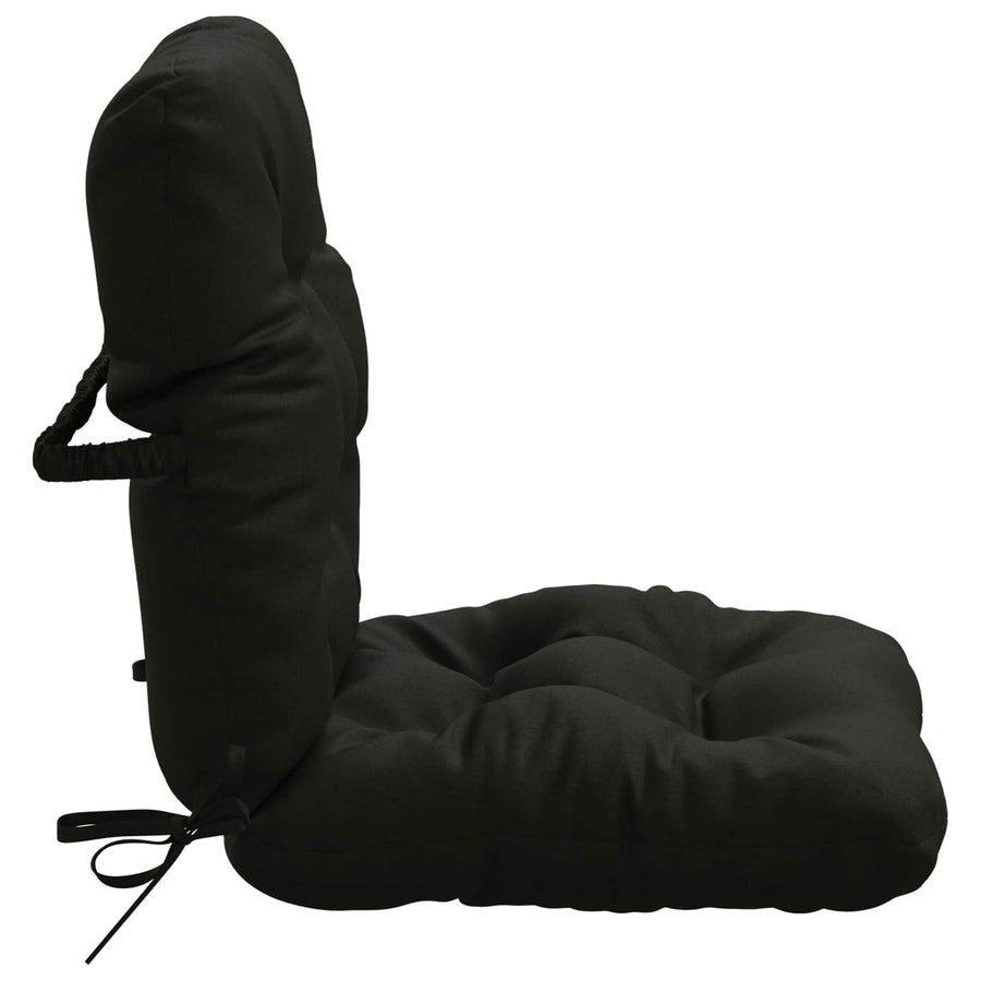 2-delige Hoogrug Kussen VIANEN 2 pcs 100% Polyester Zwart