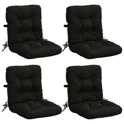 4-delige Hoogrug Kussen VIANEN 4 pcs 100% Polyester Zwart