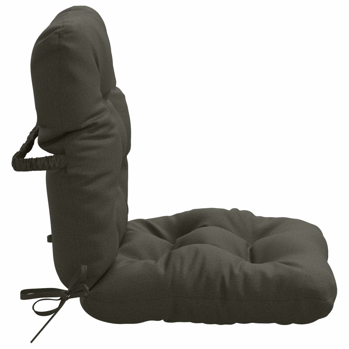 2-delige Hoogrug Kussen VIANEN 2 pcs 100% Polyester Antraciet