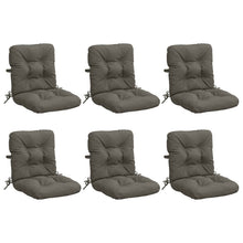 6-delige Hoogrug Kussen VIANEN 6 pcs 100% Polyester Grijs
