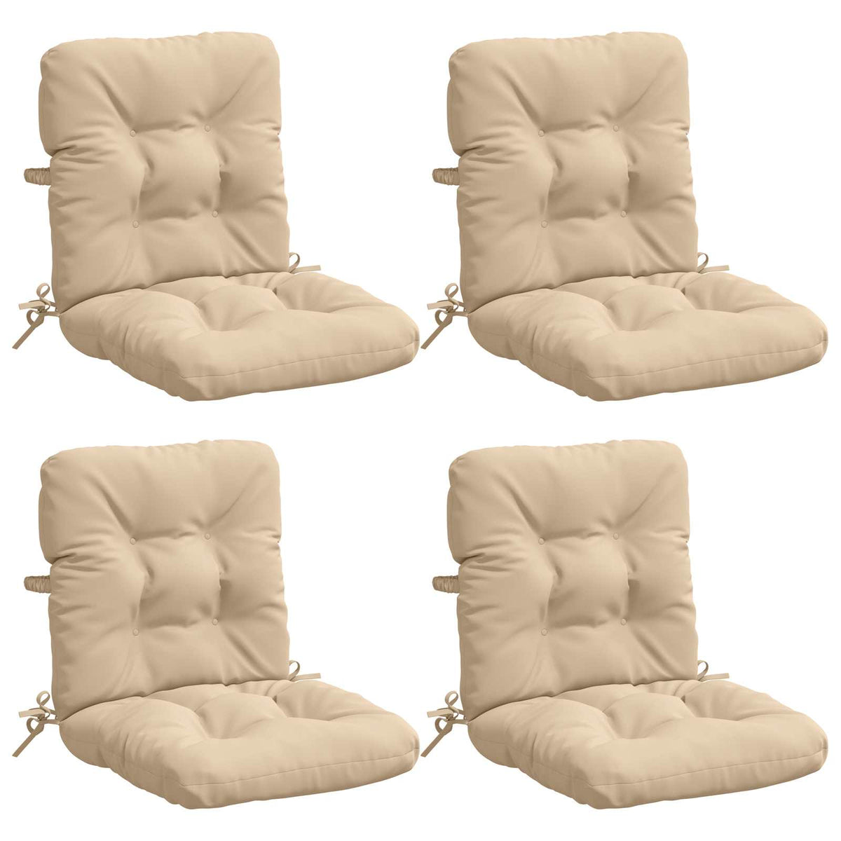 4-delige Hoogrug Kussen VIANEN 4 pcs 100% Polyester