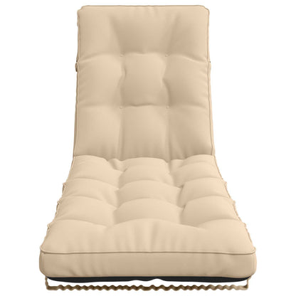 Ligstoel Kussen VIANEN 100% Polyester Crèmekleurig