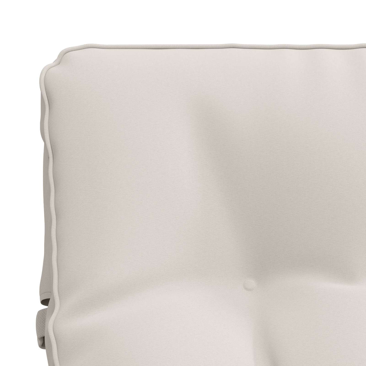 Ligstoel Kussen VIANEN 100% Polyester Wit 200 x 55 x 8 cm