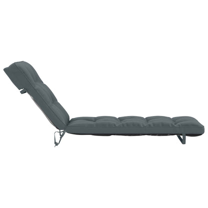 Ligstoel Kussen VIANEN 100% Polyester Blauw 200 x 55 x 8 cm