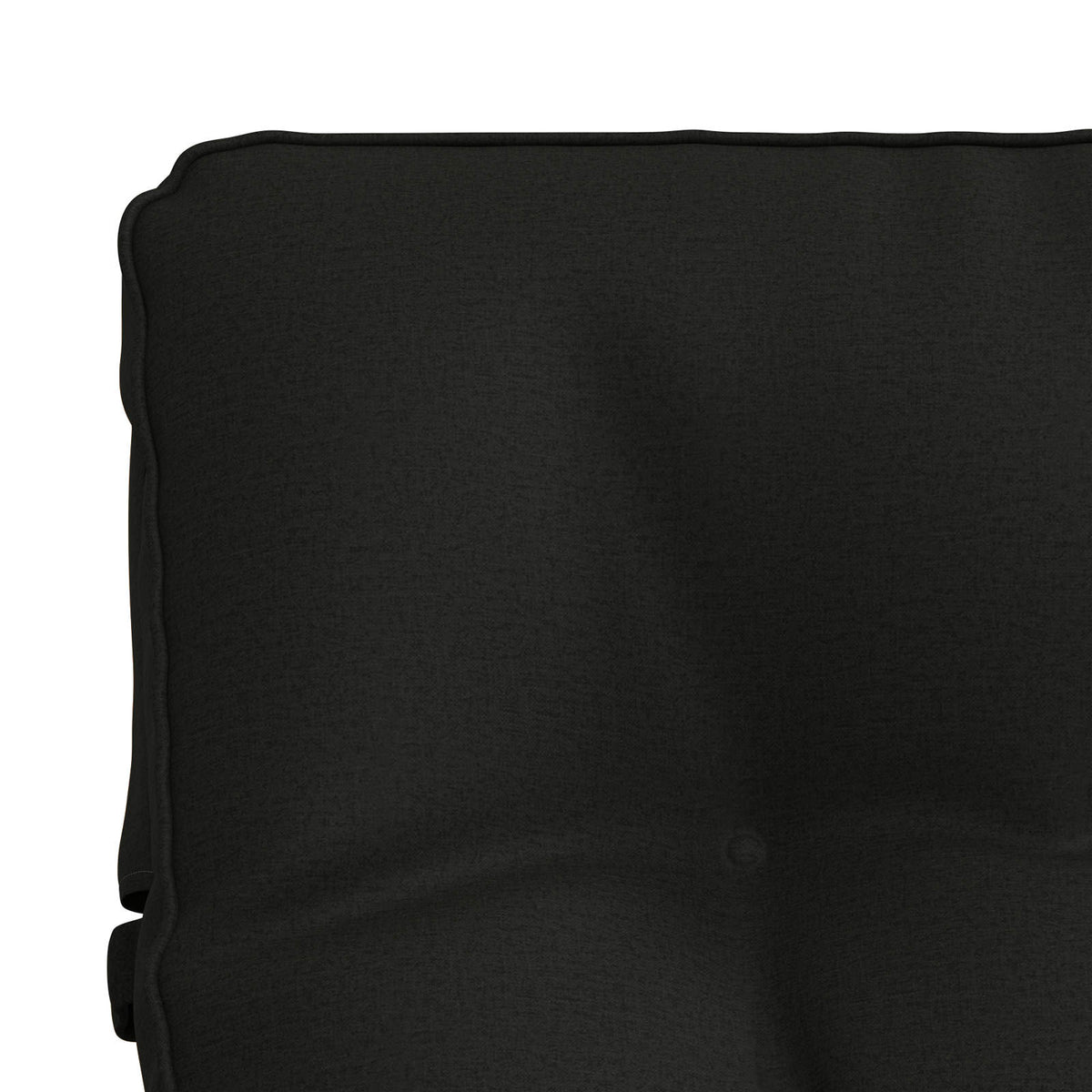 Ligstoel Kussen VIANEN 100% Polyester Zwart 200 x 55 x 8 cm