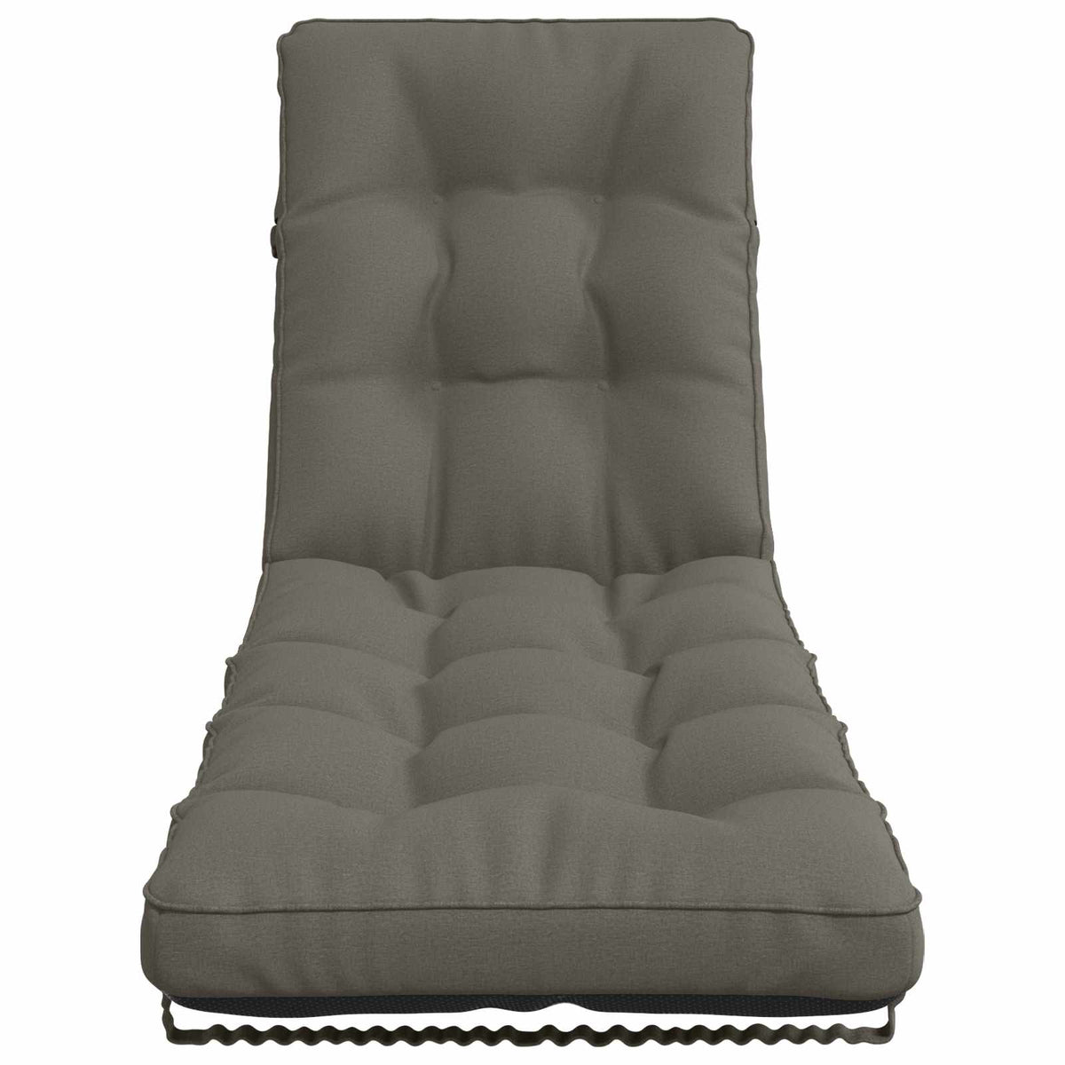 Ligstoel Kussen VIANEN 100% Polyester Grijs 200 x 55 x 8 cm