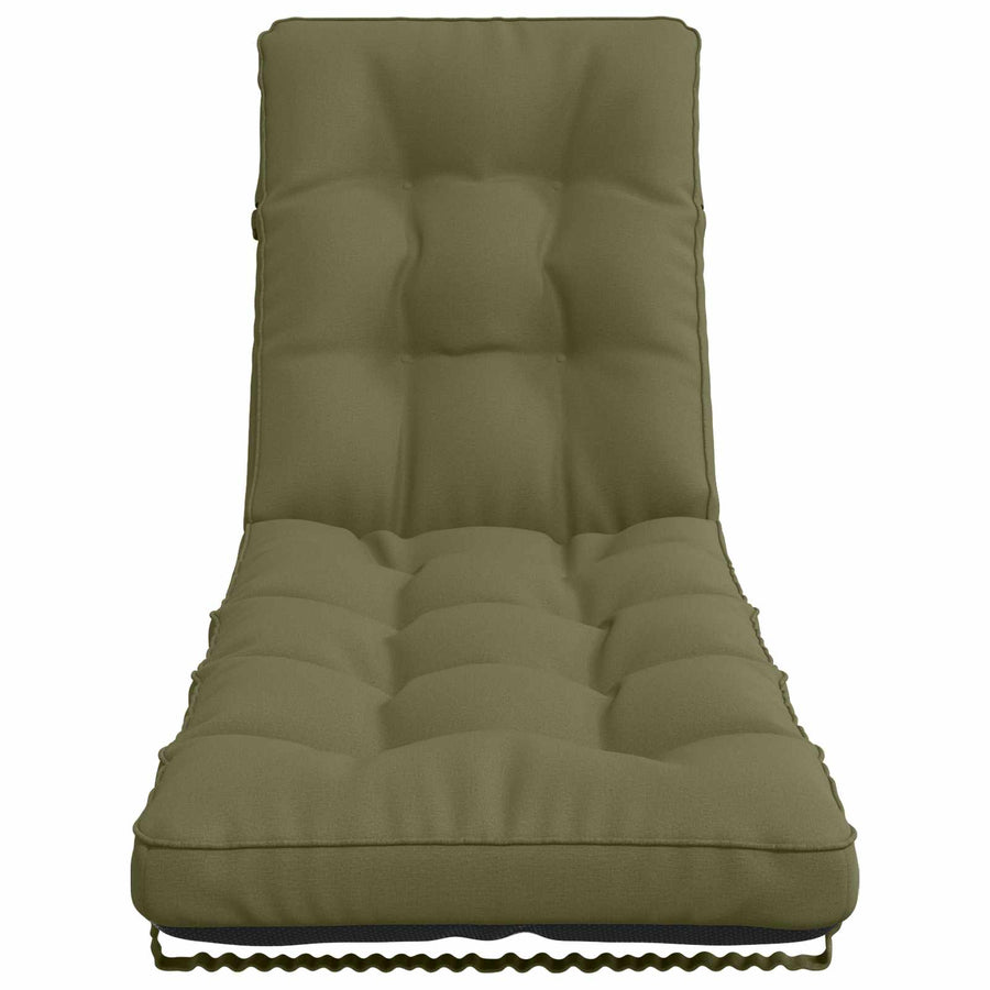 Ligstoel Kussen VIANEN 100% Polyester Olijfgroen