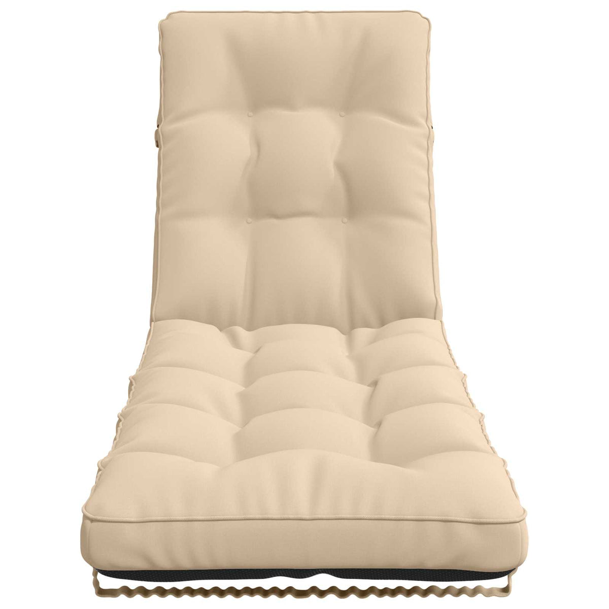 Ligstoel Kussen VIANEN 100% Polyester Crèmekleurig