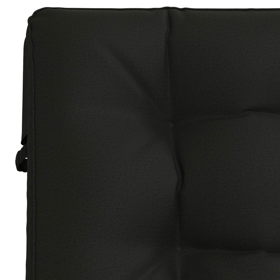Ligstoel Kussen VIANEN 100% Polyester Zwart 200 x 70 x 8 cm