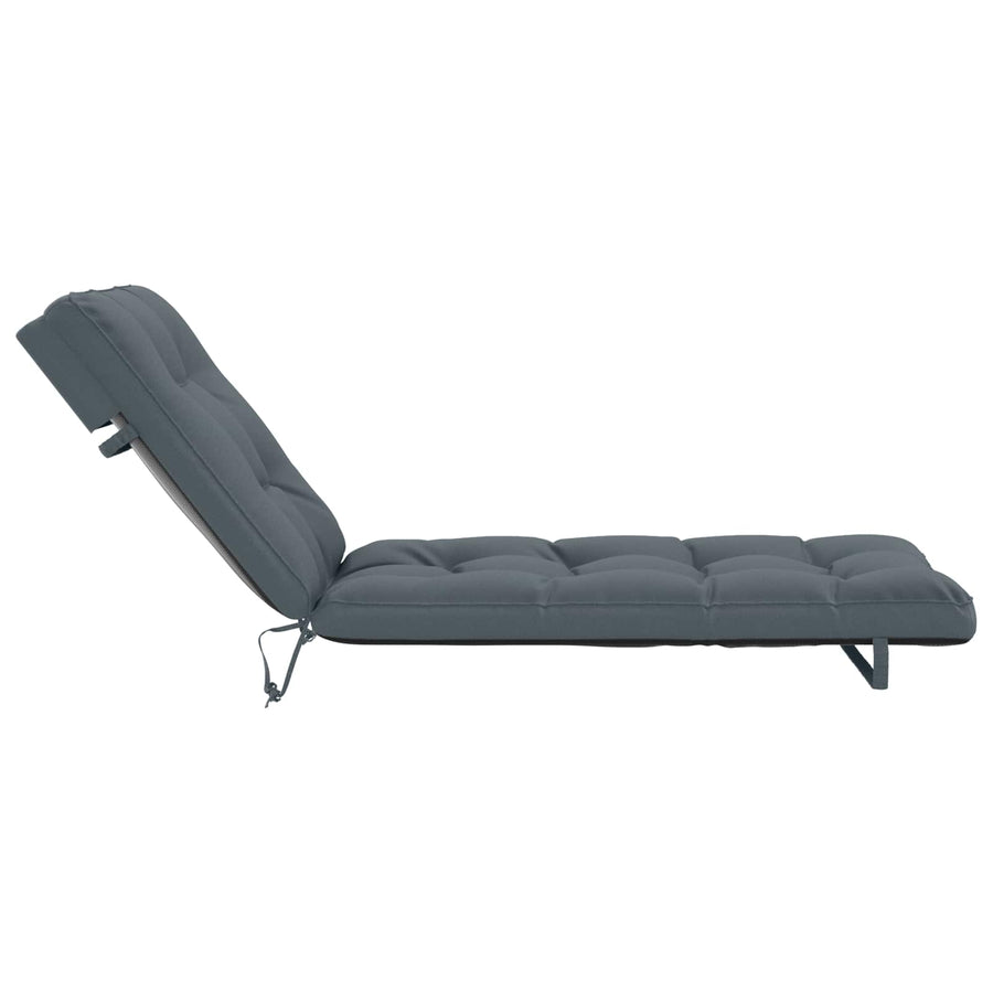 Ligstoel Kussen VIANEN 100% Polyester Blauw 200 x 80 x 8 cm