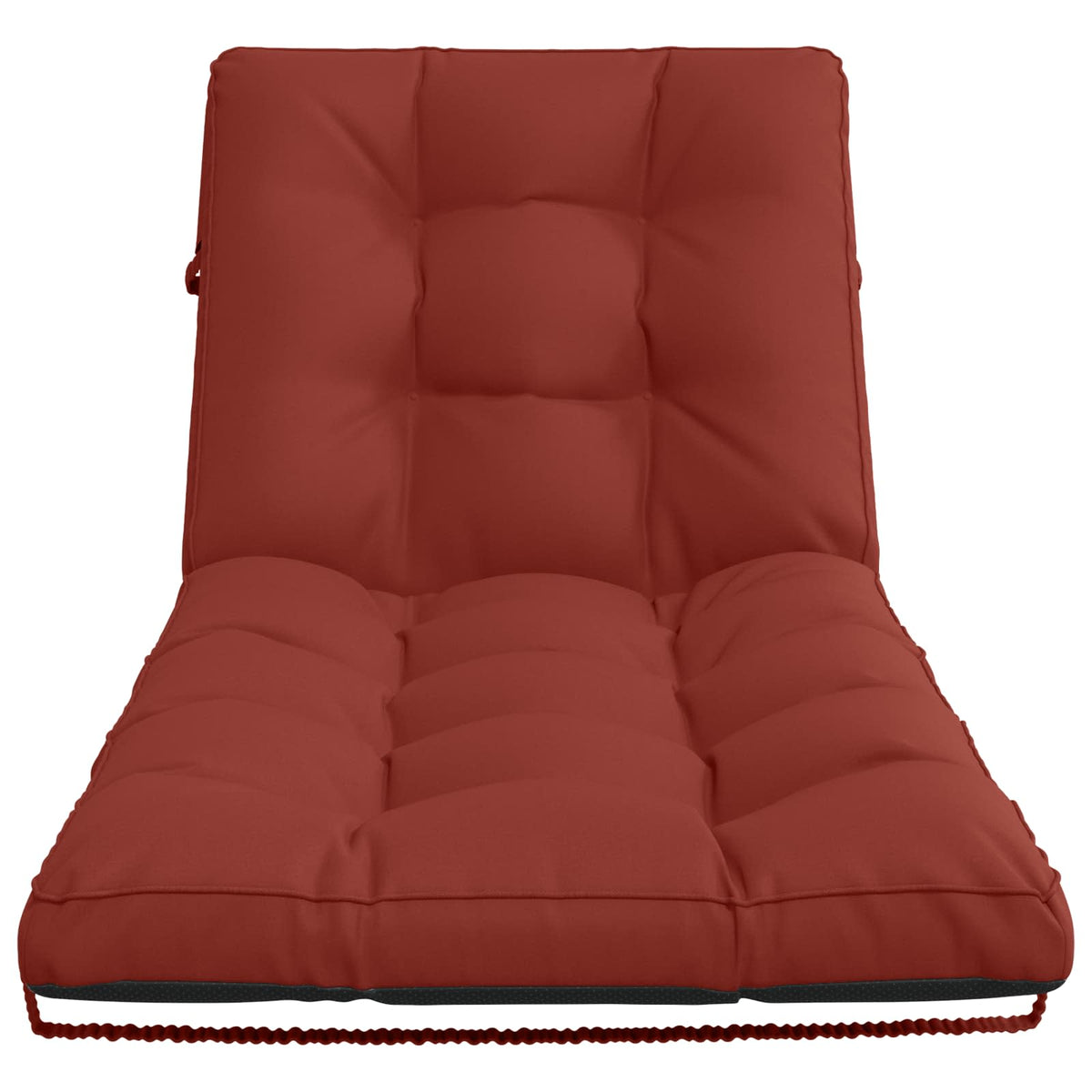 Ligstoel Kussen VIANEN 100% Polyester Rood 200 x 80 x 8 cm