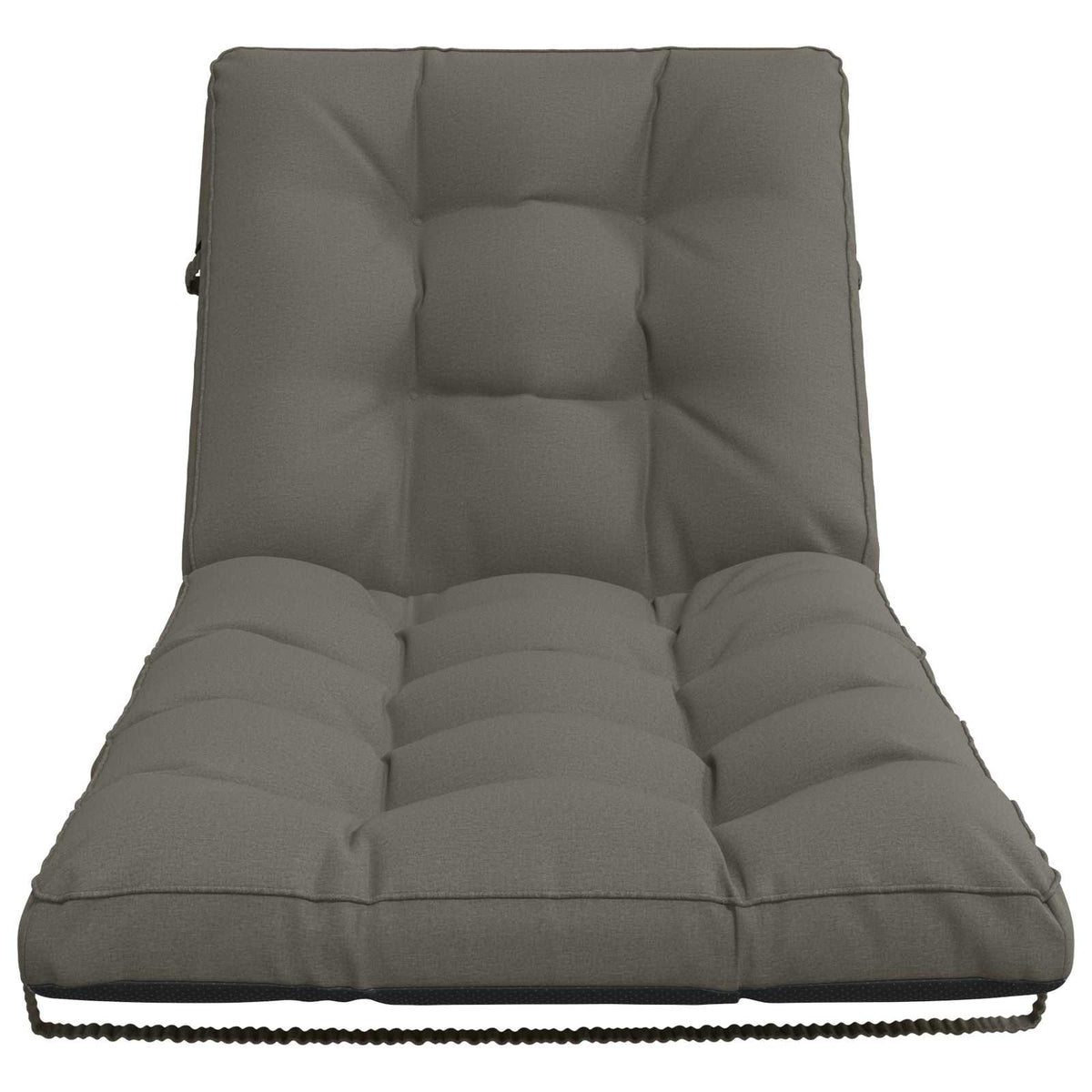 Ligstoel Kussen VIANEN 100% Polyester Grijs 200 x 80 x 8 cm