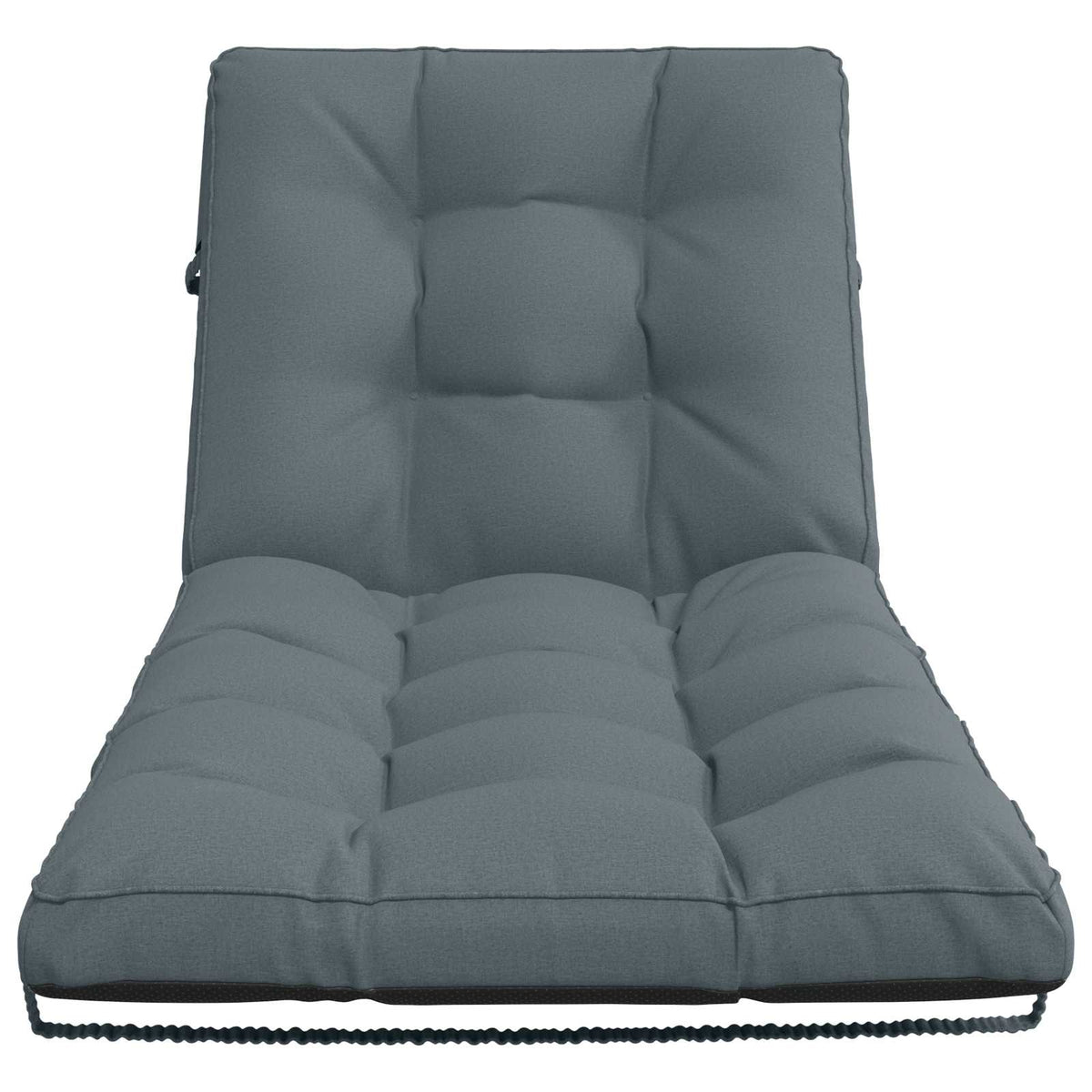 Ligstoel Kussen VIANEN 100% Polyester Blauw 200 x 90 x 8 cm