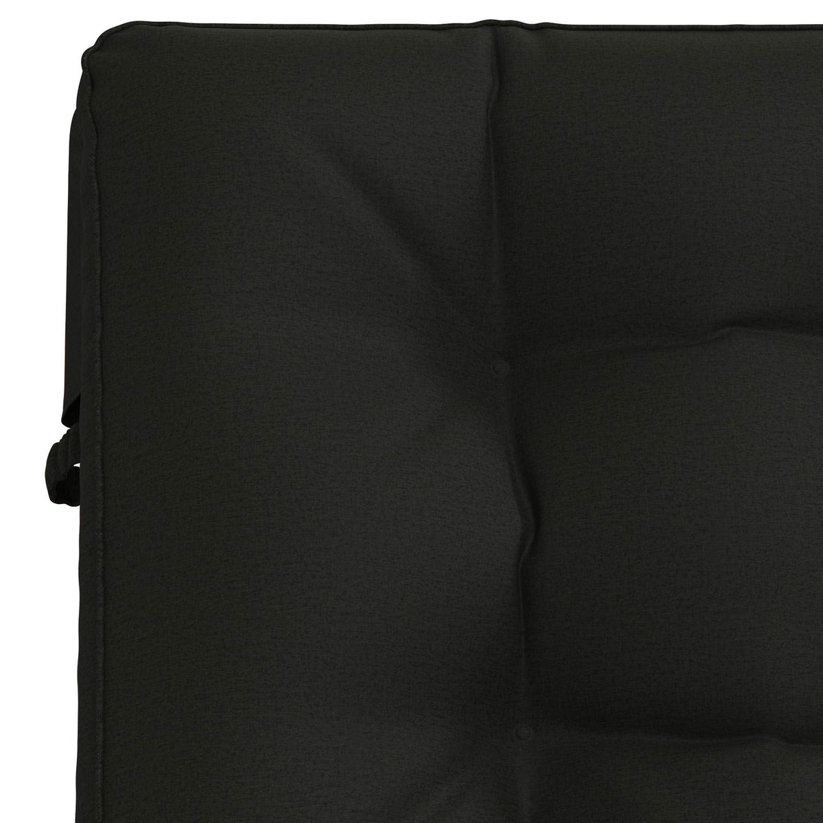 Ligstoel Kussen VIANEN 100% Polyester Zwart 200 x 90 x 8 cm
