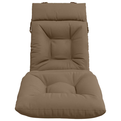 Ligstoel Kussen VIANEN 100% Polyester Taupe 200 x 50 x 8 cm