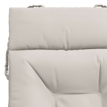 Ligstoel Kussen VIANEN 100% Polyester Wit 200 x 50 x 8 cm