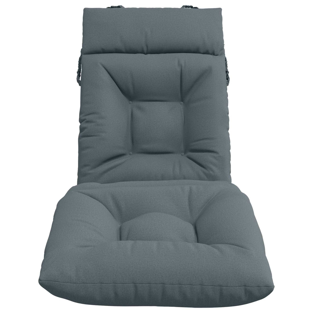 Ligstoel Kussen VIANEN 100% Polyester Blauw 200 x 50 x 8 cm