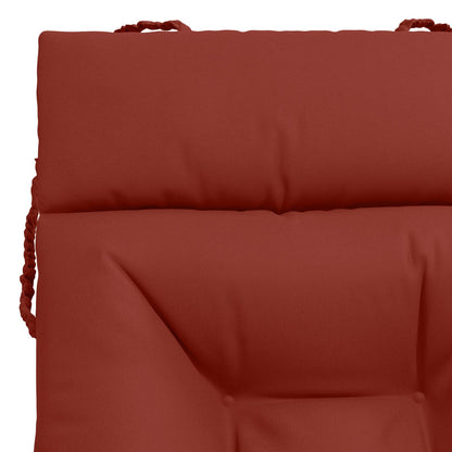 Ligstoel Kussen VIANEN 100% Polyester Rood 200 x 50 x 8 cm