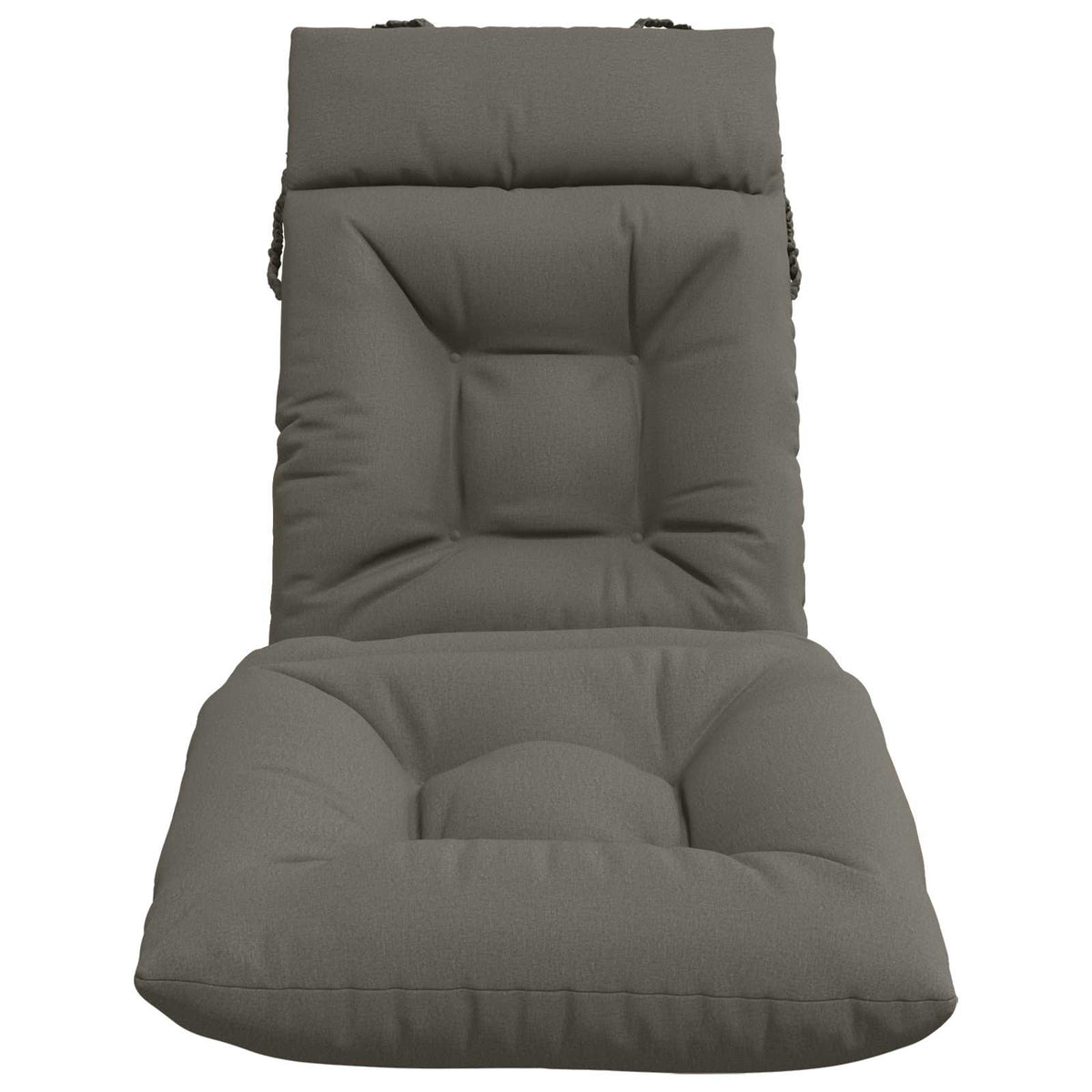 Ligstoel Kussen VIANEN 100% Polyester Grijs 200 x 50 x 8 cm