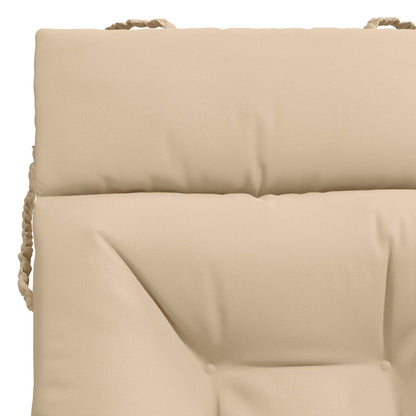 Ligstoel Kussen VIANEN 100% Polyester Crèmekleurig