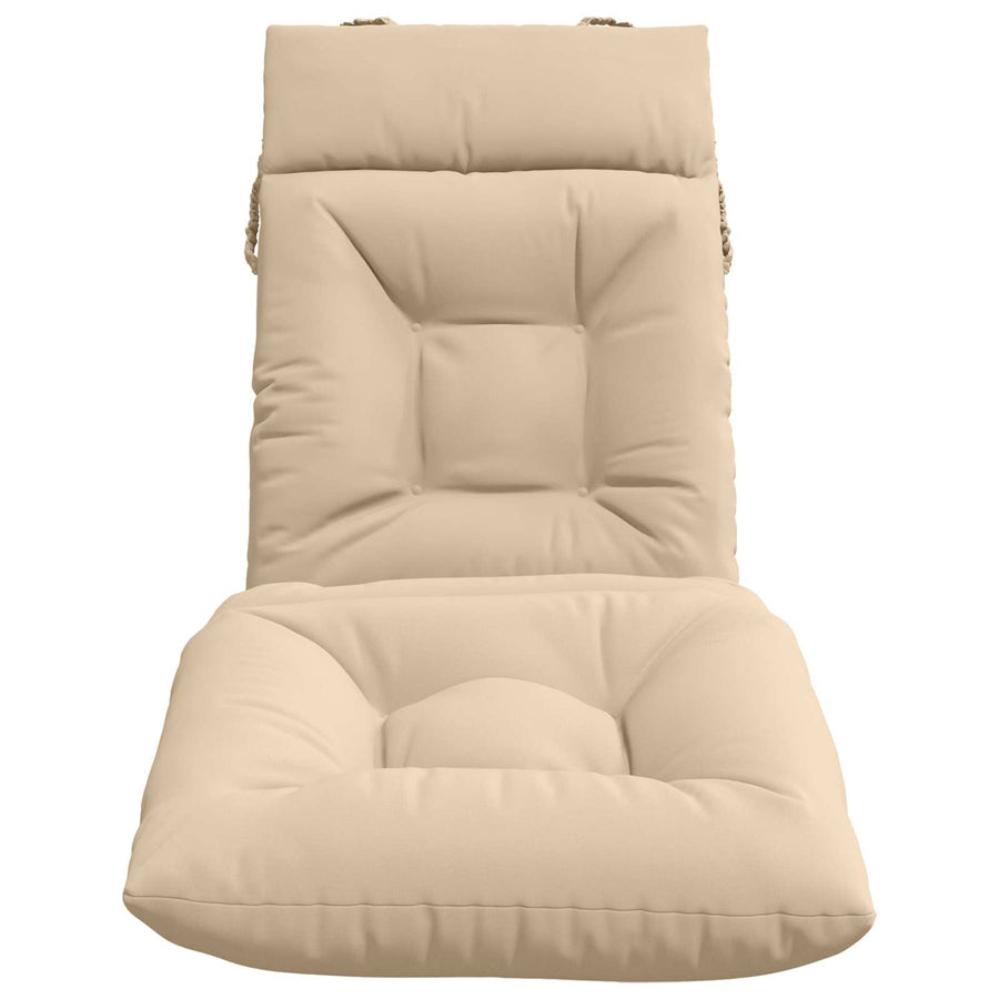 Ligstoel Kussen VIANEN 100% Polyester Crèmekleurig