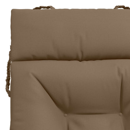 Ligstoel Kussen VIANEN 100% Polyester Taupe 200 x 60 x 8 cm