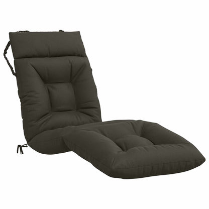 Ligstoel Kussen VIANEN 100% Polyester Antraciet 200 x 60 x 8 cm