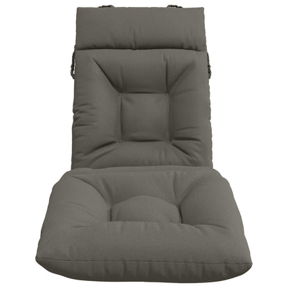 Ligstoel Kussen VIANEN 100% Polyester Grijs 200 x 60 x 8 cm