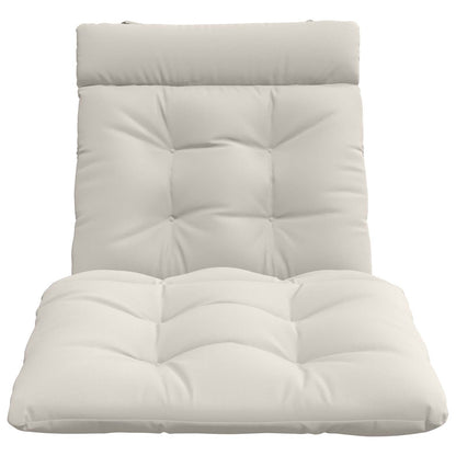 Ligstoel Kussen VIANEN 100% Polyester Wit 200 x 70 x 8 cm