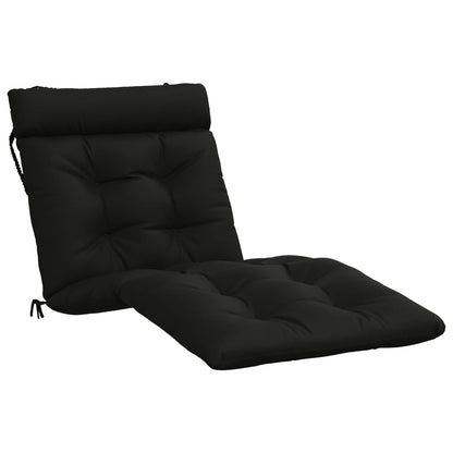 Ligstoel Kussen VIANEN 100% Polyester Zwart 200 x 70 x 8 cm