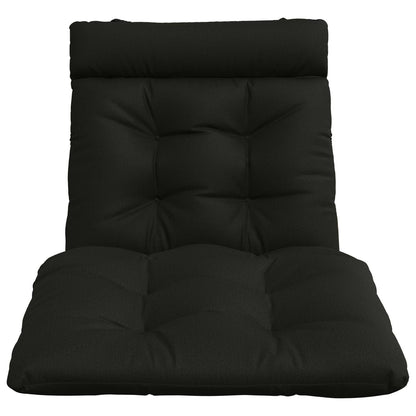 Ligstoel Kussen VIANEN 100% Polyester Zwart 200 x 70 x 8 cm