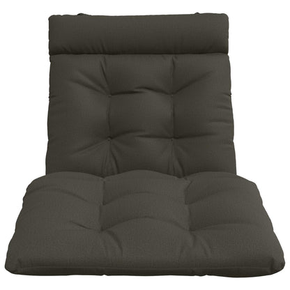 Ligstoel Kussen VIANEN 100% Polyester Antraciet 200 x 70 x 8 cm