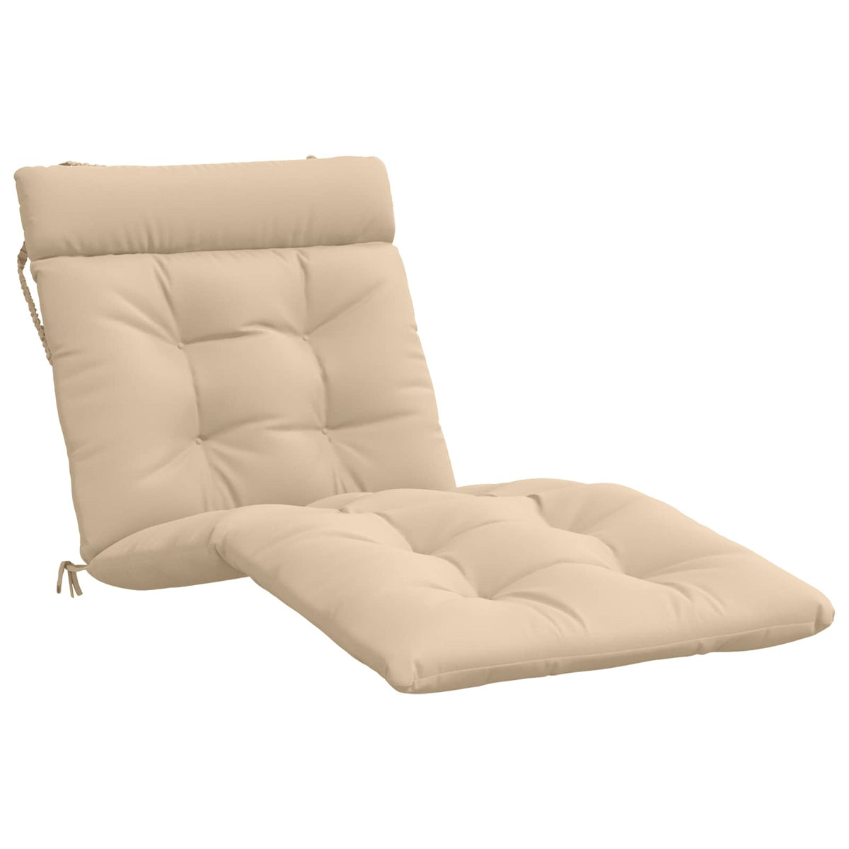 Ligstoel Kussen VIANEN 100% Polyester Crèmekleurig