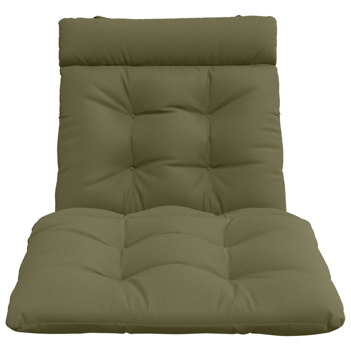 Ligstoel Kussen VIANEN 100% Polyester Olijfgroen