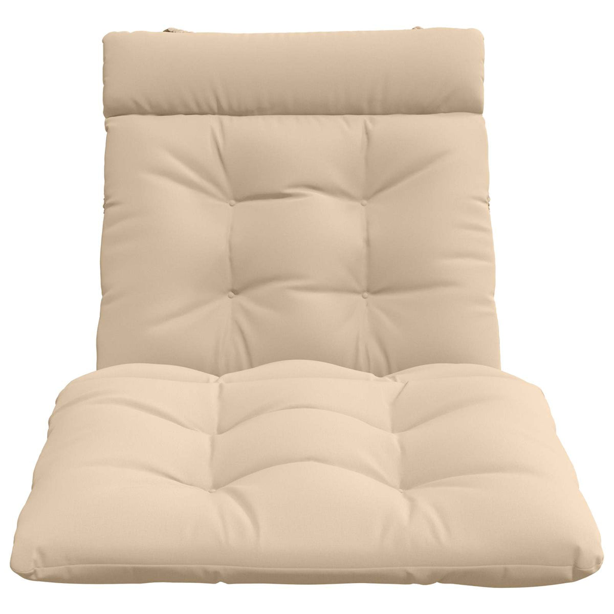 Ligstoel Kussen VIANEN 100% Polyester Crèmekleurig