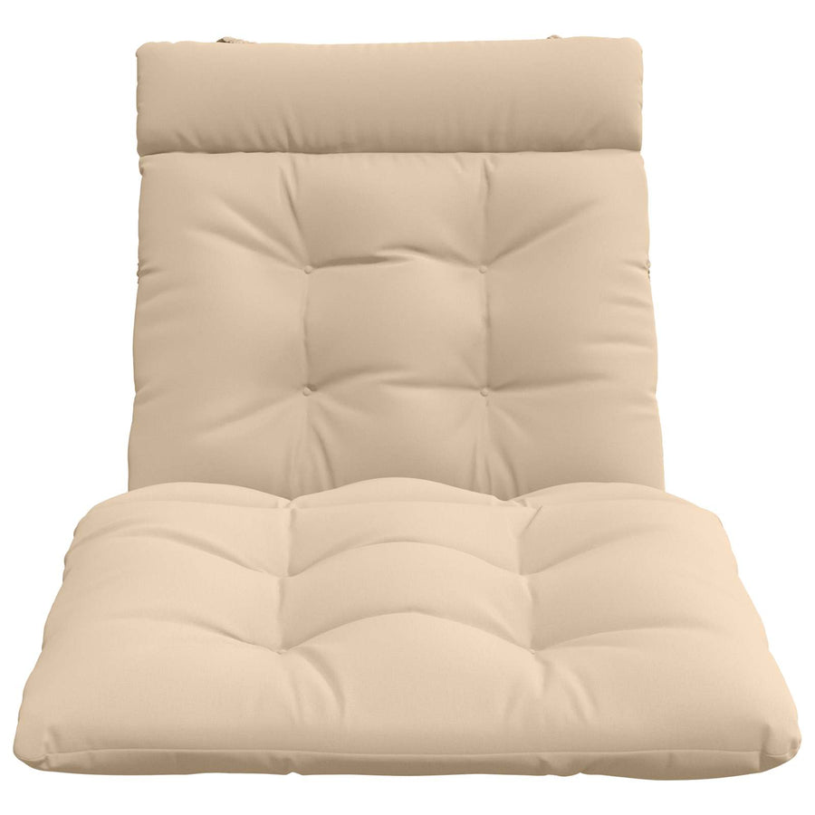 Ligstoel Kussen VIANEN 100% Polyester Crèmekleurig