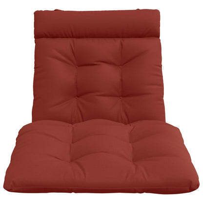 Ligstoel Kussen VIANEN 100% Polyester Rood 200 x 90 x 8 cm