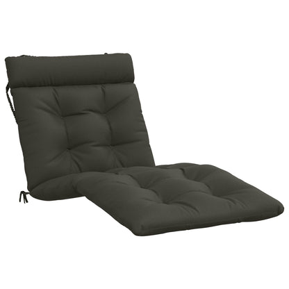 Ligstoel Kussen VIANEN 100% Polyester Antraciet 200 x 90 x 8 cm